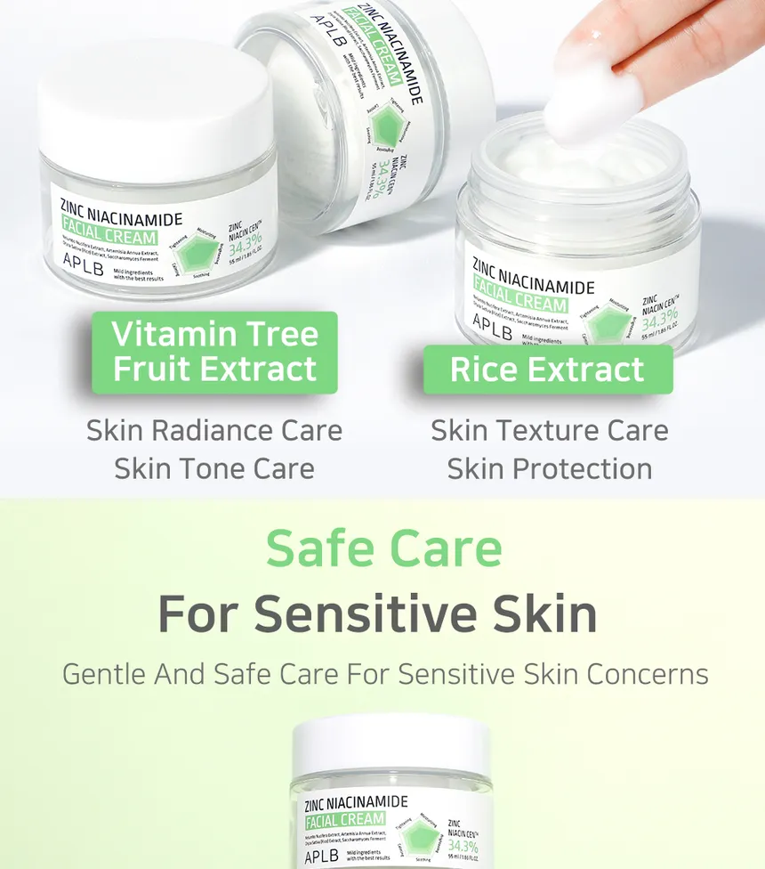 APLB Zinc Niacinamide Facial Cream 55ml thumbnail 2